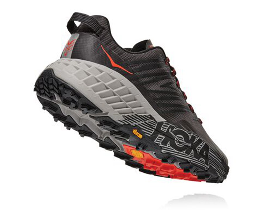 Hoka One One Speedgoat 4 Trailskor Herr - Svarta - NTFUE-2365